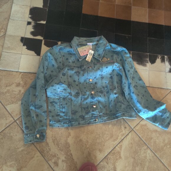 Her Universe Hello Kitty and Friends denim jacket size 2x New - Picture 1 of 5